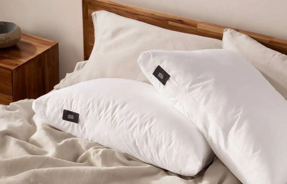 The Silk and Snow Pillow